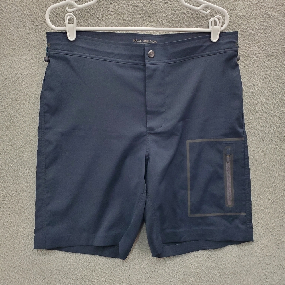 Mack Weldon Board Shorts Mens Size Large Blue Navy